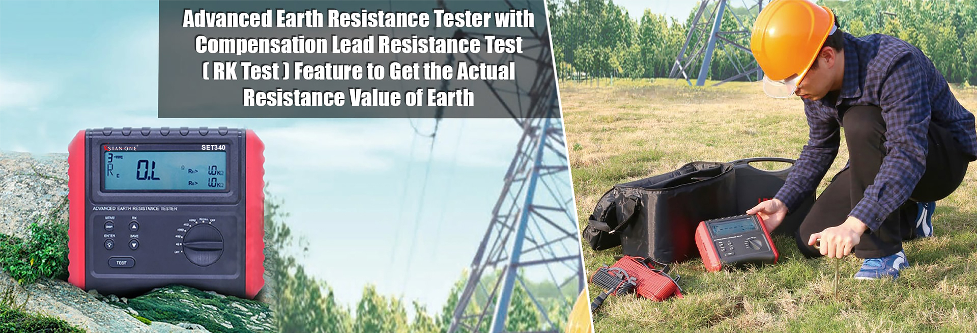 SET340 Advanced Earth Resistance Tester